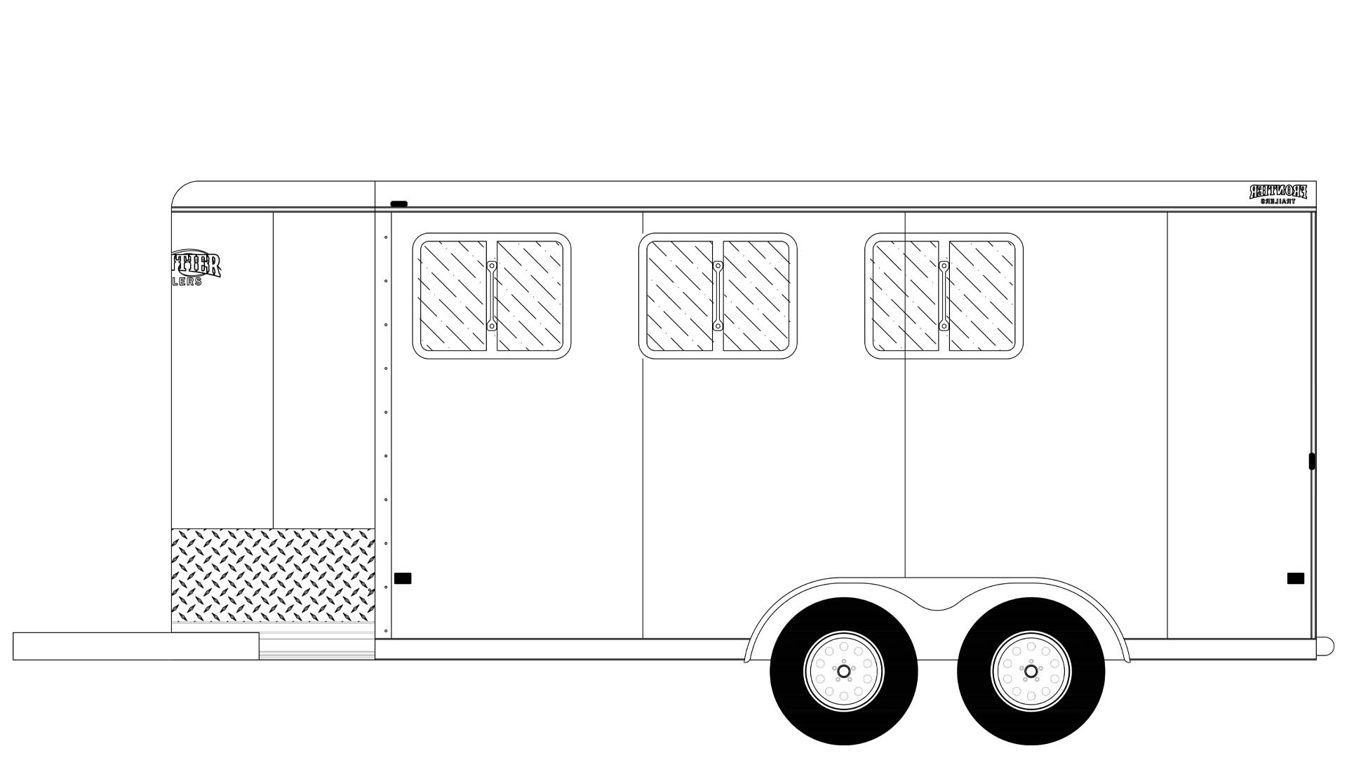 Frontier Trailers 3 HORSE TRAILERS Leonard Truck & Trailer, Inc., Ohio